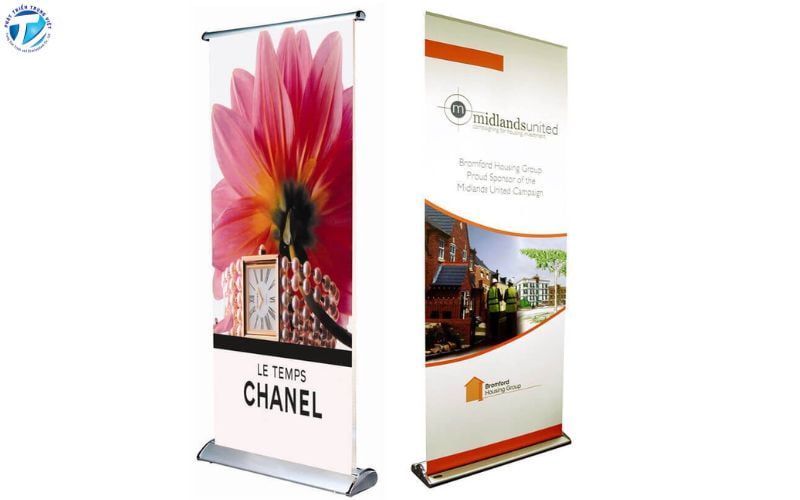 Chọn đúng kích thước standee cuốn nhôm